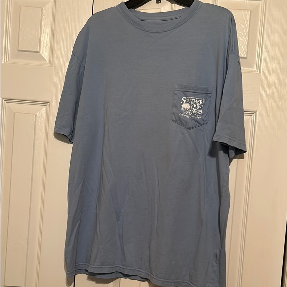 The Southern Shirt Company Blue Short Sleeve Tee Soft Comfort